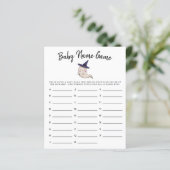 かわいい幽霊ガールベビー名シャワーゲーム (スタンド正面)