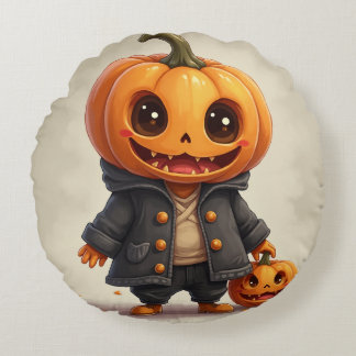 かわいい幽霊キャラクタークッション枕 ラウンドクッション