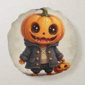 かわいい幽霊キャラクタークッション枕 ラウンドクッション (裏面)