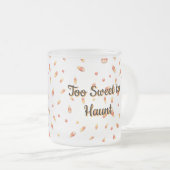 かわいい幽霊キャンディカスタムーカルドロン フロストグラスマグカップ (正面右)