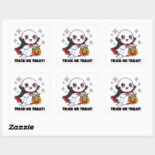 かわいい幽霊シール – かわいいハロウィーン幽霊 スクエアシール (シート)