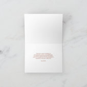 かわいい幽霊ダブルトラブルツインベビーシャワー サンキューカード (内部)