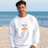 かわいい幽霊デッドリフトジムハロウィーンフィットネスコーチ スウェットシャツ