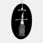 かわいい幽霊トンムストーンハロウィーンオーナメント セラミックオーナメント (右)