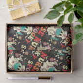 かわいい幽霊ナースハロウィングラフィックレトロパステル 薄葉紙 (ギフト)