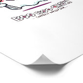 かわいい幽霊ナースブーブクルーハロウィンクラシックT- ポスター (角)