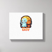 かわいい幽霊ナース- Boo Boo Crewハロウィーンおもしろいクラス キャンバスプリント (正面)