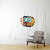 かわいい幽霊ナース- Boo Boo Crewハロウィーンおもしろいクラス タペストリー (インサイチュ(横))