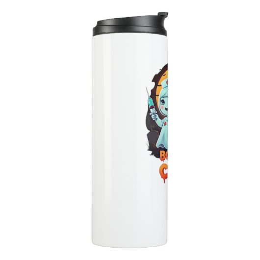 かわいい幽霊ナース- Boo Boo Crewハロウィーンおもしろいクラス タンブラー (回転左)