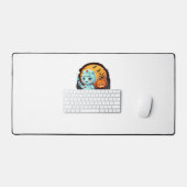 かわいい幽霊ナース- Boo Boo Crewハロウィーンおもしろいクラス デスクマット (キーボード&マウス)