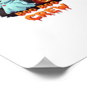 かわいい幽霊ナース- Boo Boo Crewハロウィーンおもしろいクラス ポスター (角)