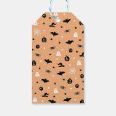 かわいい幽霊ハッピーハローウィン誕生日パーティートレア ギフトタグ (裏面)