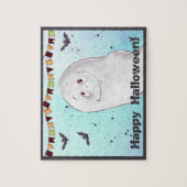 かわいい幽霊ハッピーハローウィン ジグソーパズル (縦)