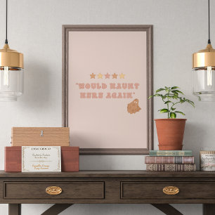 かわいい幽霊ハロウィンウォールアートポスター ポスター