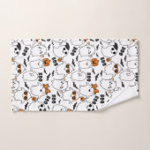 かわいい幽霊ハロウィンバスタオルセット バスタオルセット (ハンドタオル)