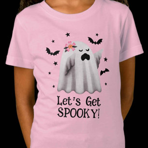 かわいい幽霊ハロウィン不気味しよう Tシャツ