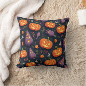 かわいい幽霊ハロウィーンクッション クッション (ブランケット)