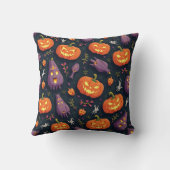 かわいい幽霊ハロウィーンクッション クッション (裏面)