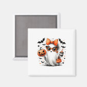 かわいい幽霊ハロウィーンディバカートゥーンサングルズハン マグネット (正面/裏面)