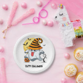かわいい幽霊ハロウィーンデザイン ペーパープレート (パーティー)