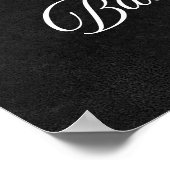 かわいい幽霊ハロウィーンベビーシャワー歓迎サイン ポスター (角)