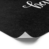 かわいい幽霊ハロウィーンベビーシャワー歓迎サイン ポスター (角)