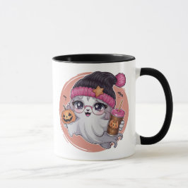 かわいい幽霊ハロウィーンマグ マグカップ
