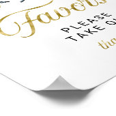 かわいい幽霊ハロウィーン少年の赤ちゃんシャワー好意サイン ポスター (角)