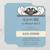 かわいい幽霊ハロウィーン招待状 招待状 (正面/裏面)