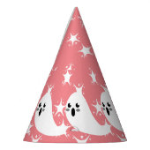 かわいい幽霊ハロウィーン誕生日for girl パーティーハット (左)