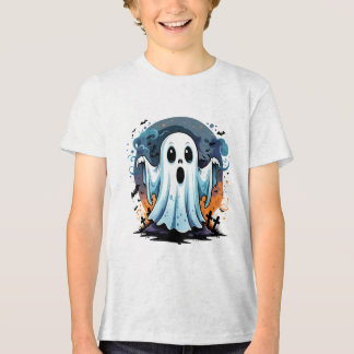 かわいい幽霊ハロウィーン トライブレンドTシャツ