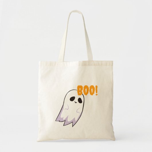 かわいい幽霊ハロウィーン トートバッグ (正面)