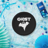 かわいい幽霊ハロウィーン ペーパープレート (パーティー)