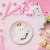 かわいい幽霊ハロウィーン ペーパープレート (パーティー)