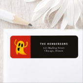 かわいい幽霊ハロウィーン ラベル (インサイチュ)