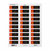 かわいい幽霊ハロウィーン ラベル (フルシート)