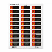 かわいい幽霊ハロウィーン ラベル (フルシート)