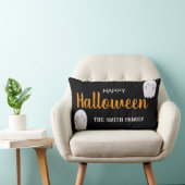 かわいい幽霊ハロウィーン ランバークッション (椅子)