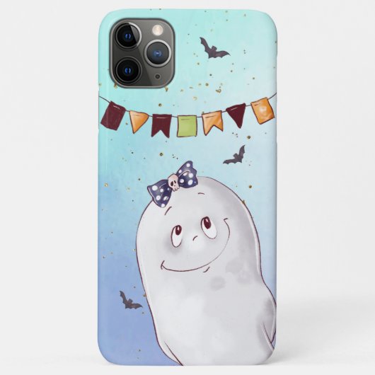 かわいい幽霊ハロウィーン Case-Mate iPhoneケース (裏面)