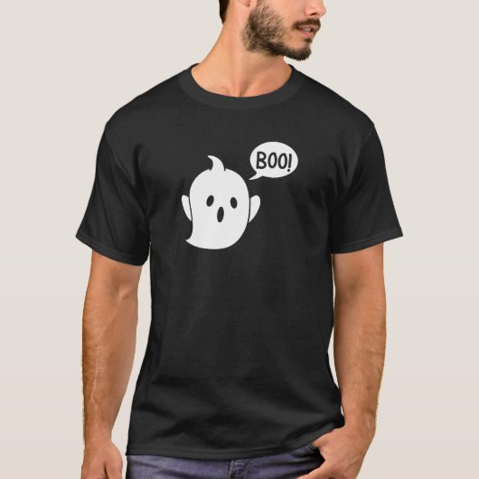 かわいい幽霊ハロウィーン Tシャツ (正面)
