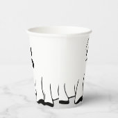 かわいい幽霊ハローウィンパーティ 紙コップ (右)