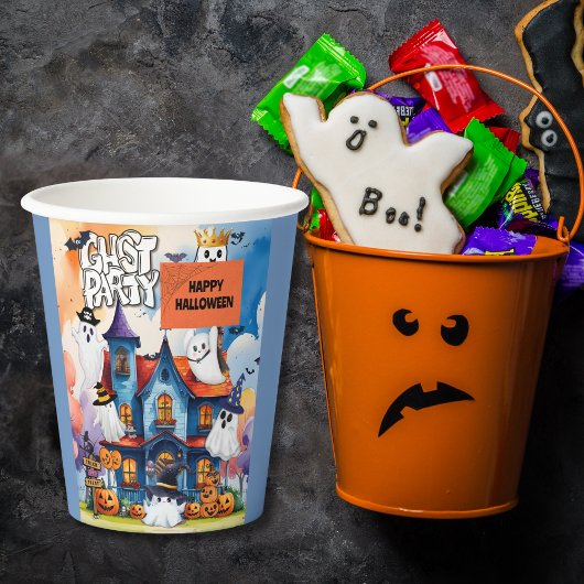 かわいい幽霊パーティーキッズハロウィーン 紙コップ