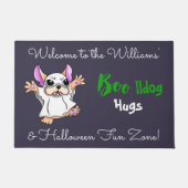 かわいい幽霊ブウグハロウィーン ドアマット (正面)