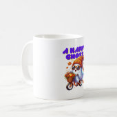 かわいい幽霊ブミルクティハロウィンマグ コーヒーマグカップ (正面左)