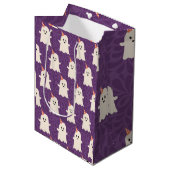 かわいい幽霊プリント抱き枕 ミディアムペーパーバッグ (正面アングル)