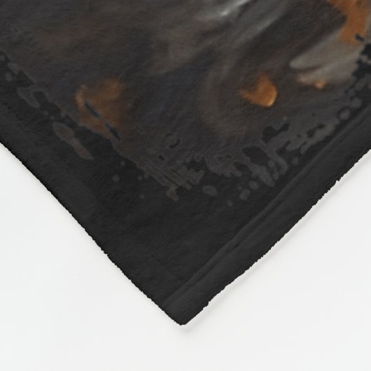 かわいい幽霊ホールディングキャンドルおもしろいハロウィンゴシックヴィン フリースブランケット (角)