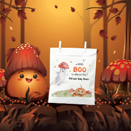 かわいい幽霊マッシュルームハロウィンベビーシャワー フェイバーバッグ