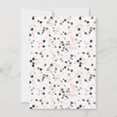 かわいい幽霊モバイル赤ちゃんシャワー招待状 招待状 (裏面)