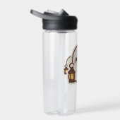 かわいい幽霊ランタン付き – かわいいスピリットデザイン ウォーターボトル (右面)