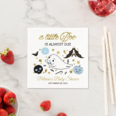 かわいい幽霊リトルブハロウィンベビーシャワーナプキン スタンダードカクテルナプキン (インサイチュ)